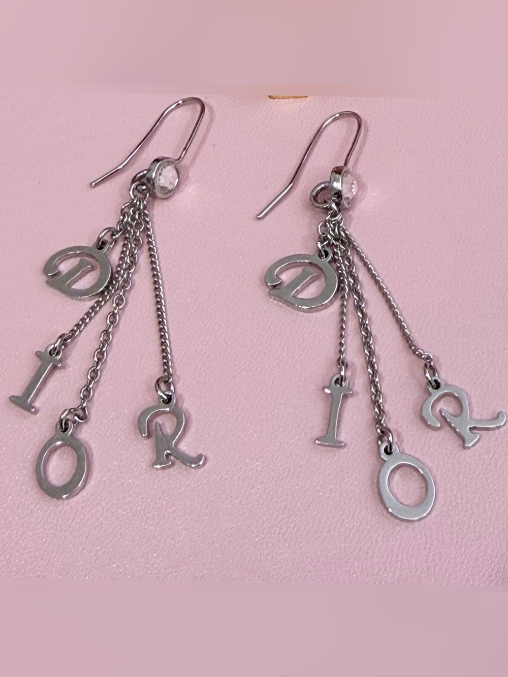 Dior Letter Drop Earrings